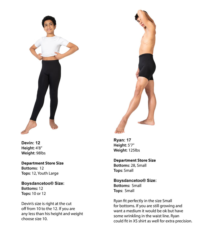 Precision Fit White Convertible Ballet Tights - BOYS - FINAL SALE