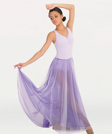 Long Full Chiffon Skirt