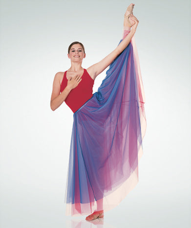 Long Full Chiffon Skirt