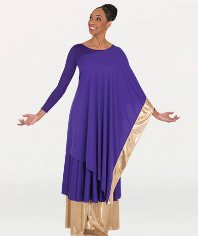 Convertible Asymmetrical Caftan Pullover - WOMENS