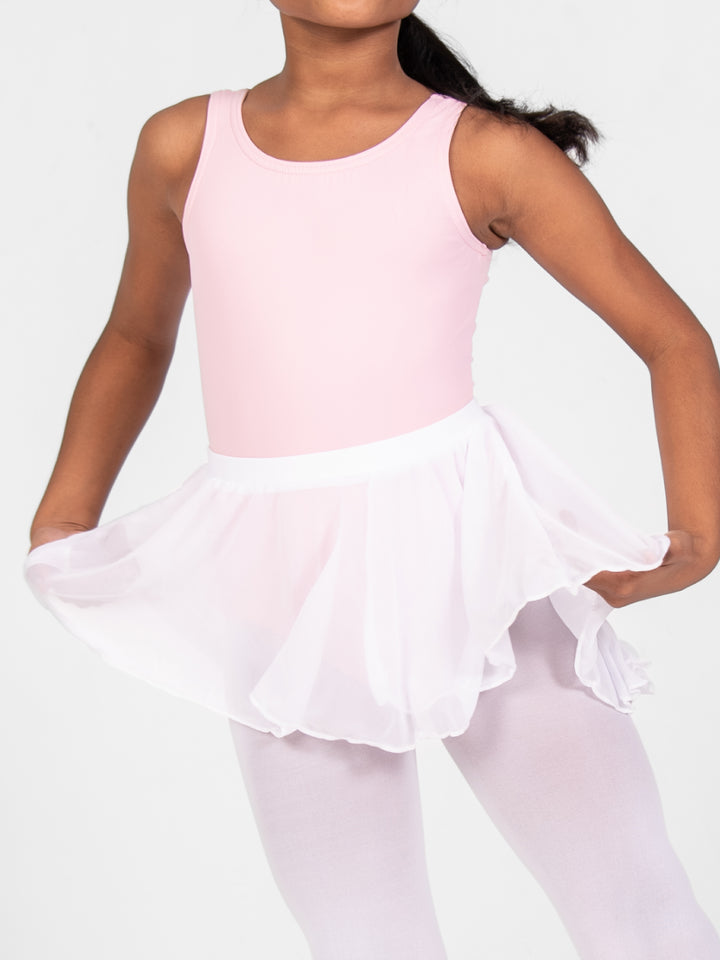 Pull-On Full Bouncy Chiffon Skirt - GIRLS