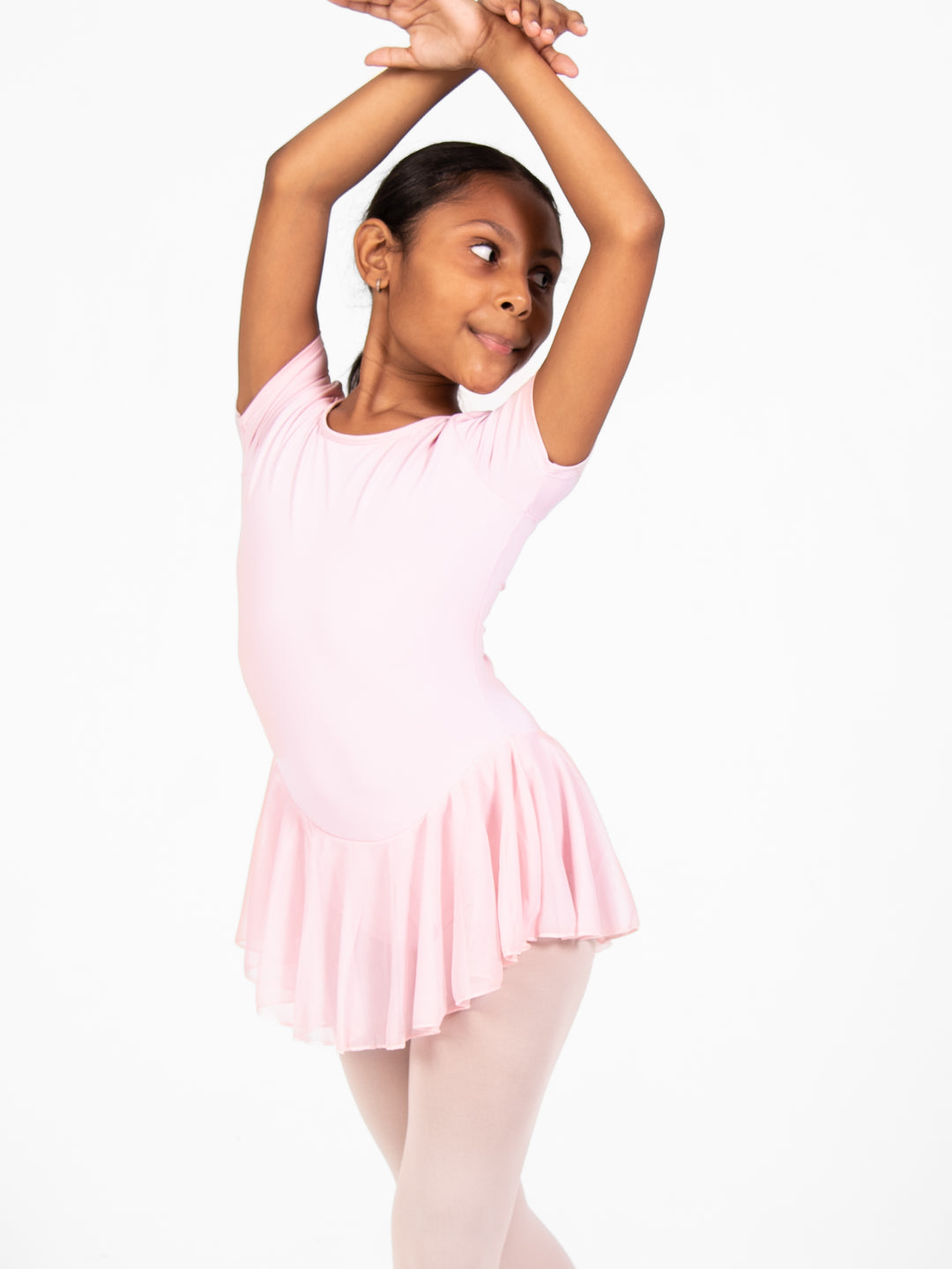 ProWEAR Short Sleeve Chiffon Skirted Leotard - GIRLS