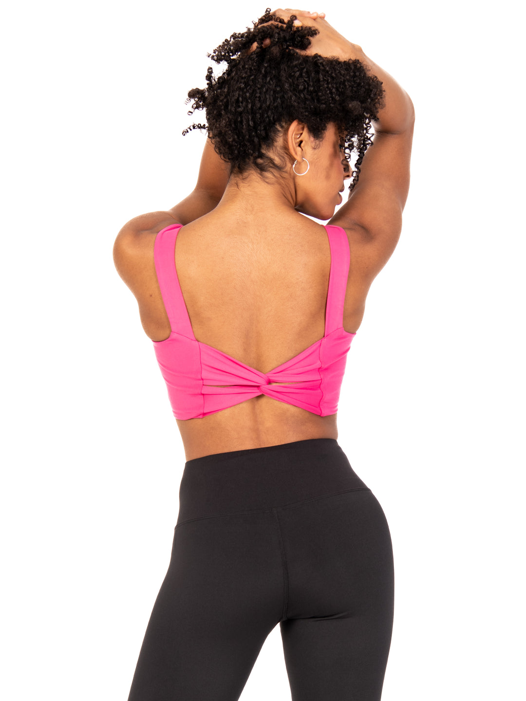 Recycled Poly Twist Back Sports Bra