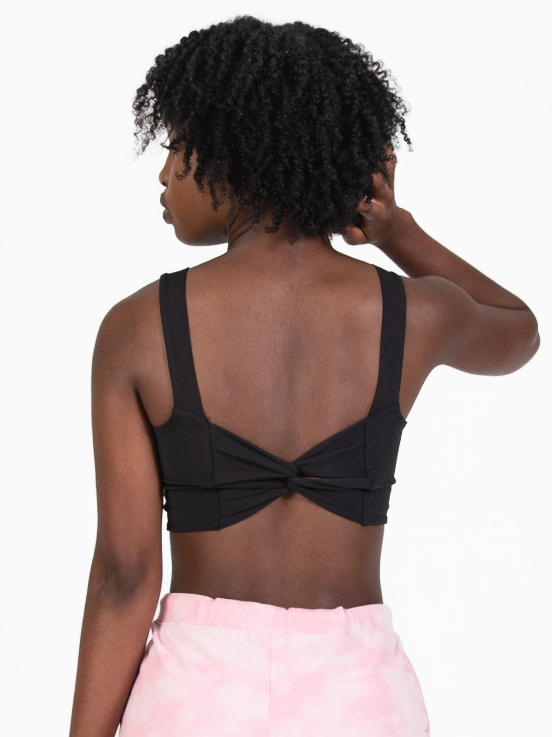 Recycled Poly Twist Back Sports Bra