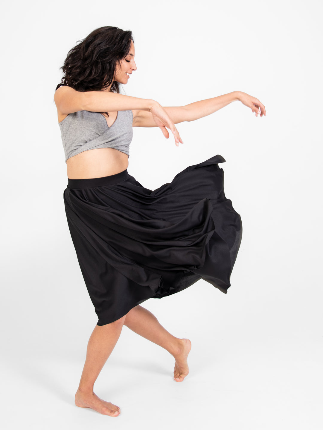 Character Dance Below-The-Knee Circle Skirt - WOMENS