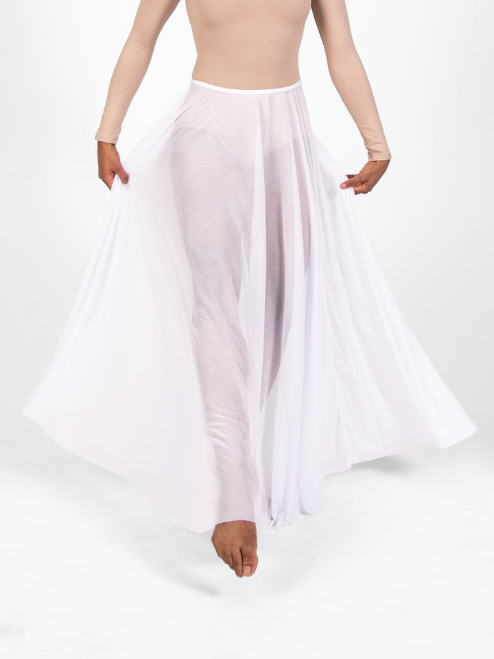 Long Full Chiffon Skirt