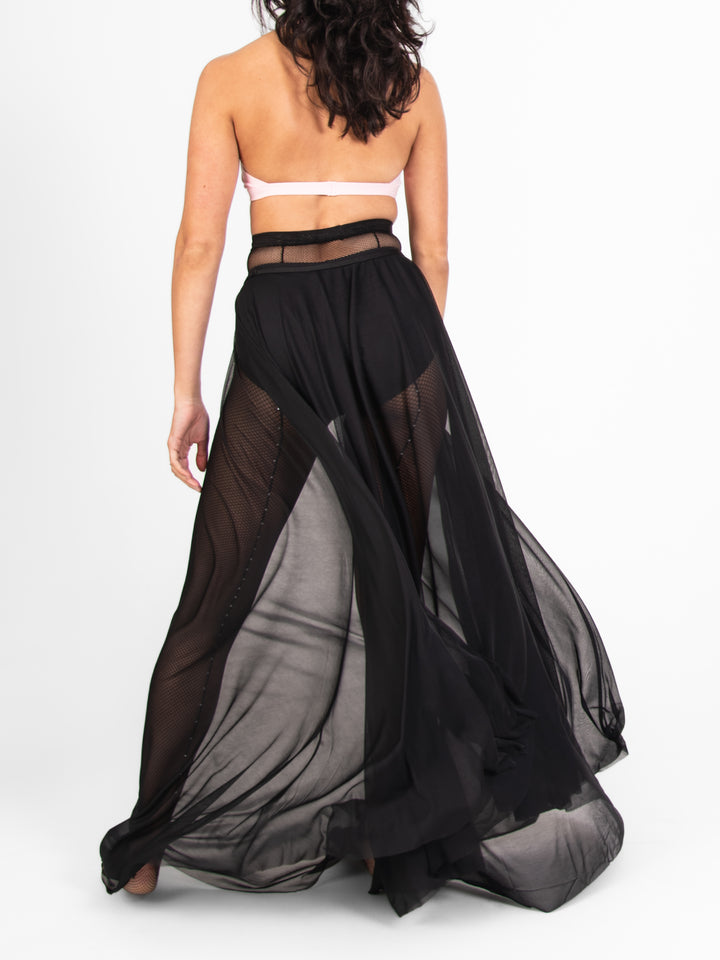 Long Full Chiffon Skirt