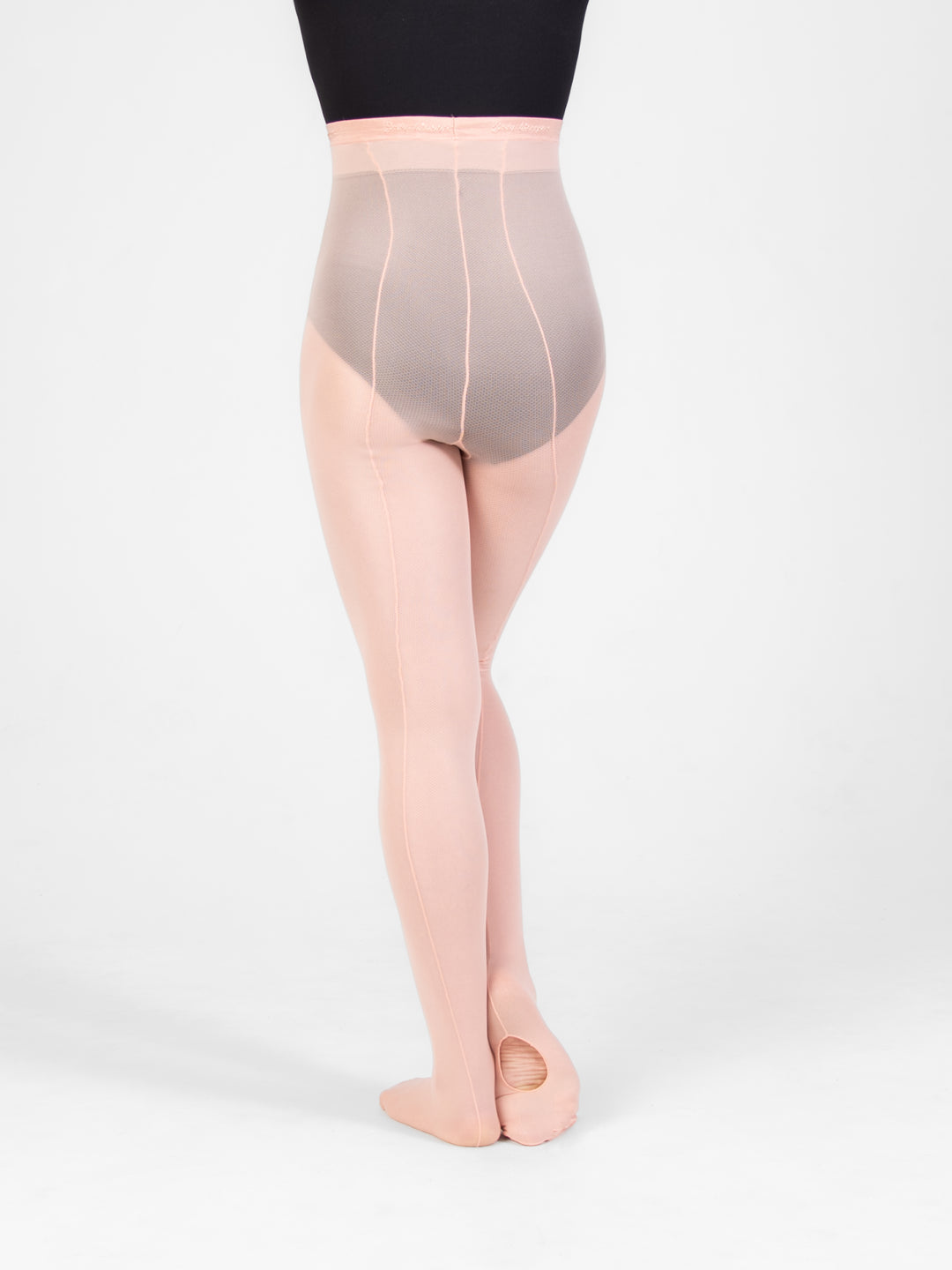 TotalSTRETCH Back Seam Regular Mesh Convertible Tights