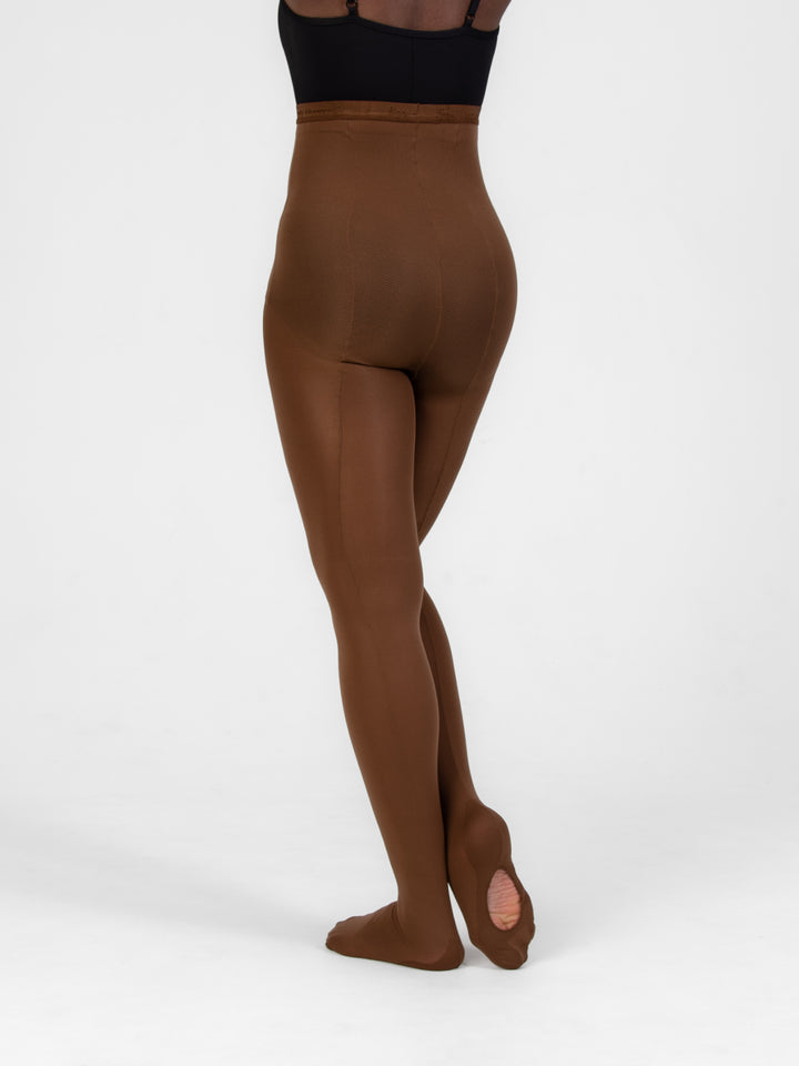 TotalSTRETCH Back Seam Regular Mesh Convertible Tights