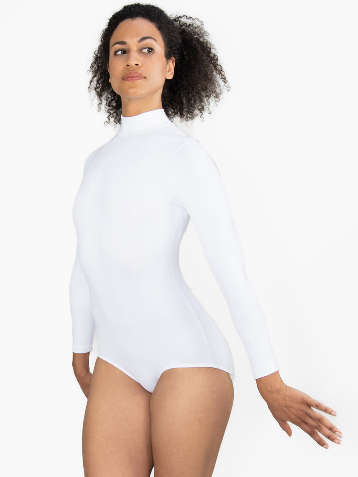 ProWEAR Zip Back Mock Turtleneck Leotard - GIRLS