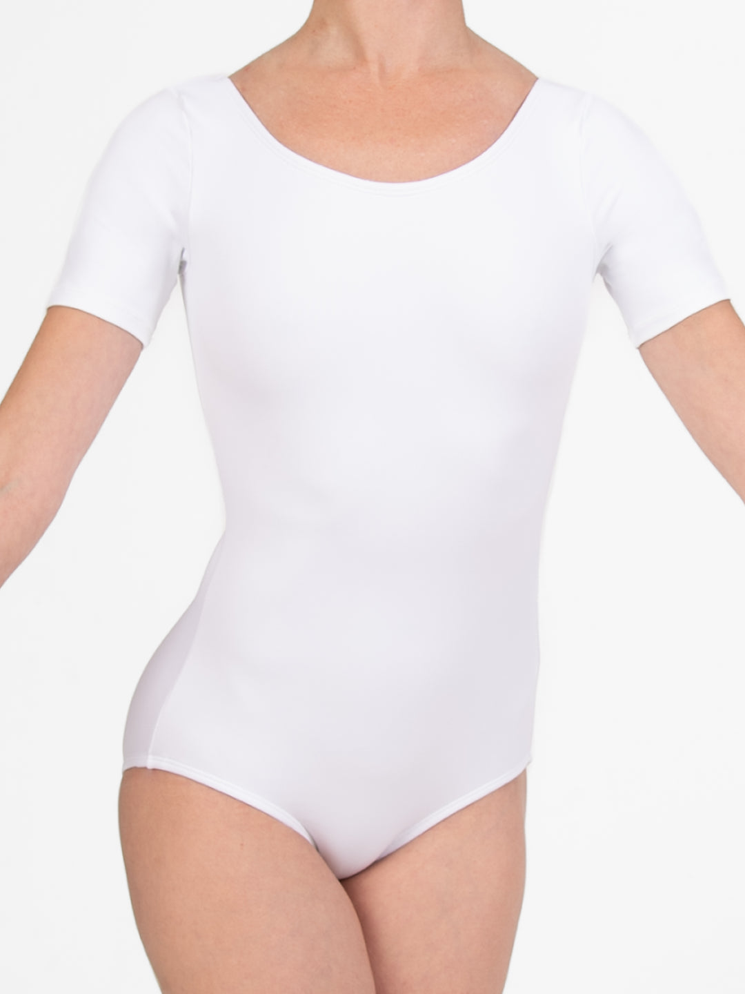 ProWEAR Short Sleeve Ballet Cut Leotard - WOMENS