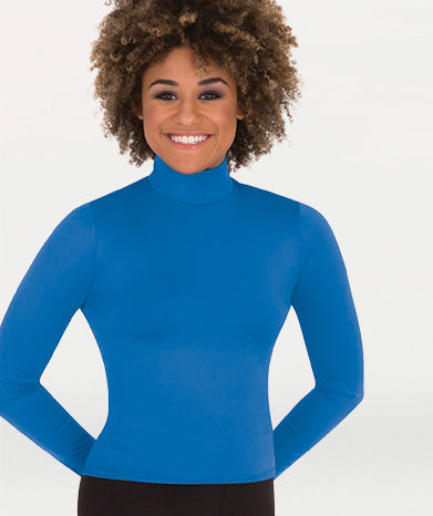 Long Sleeve Hi-Neck Pullover - WOMENS